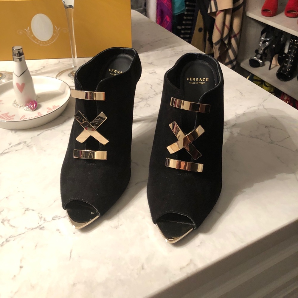 Versace stiletto mule 36